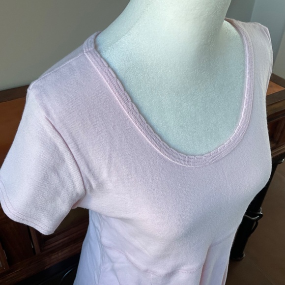 MODA INT’L Short Sleeve Baby Doll Dress. Pale Pink Size M - Picture 3 of 9